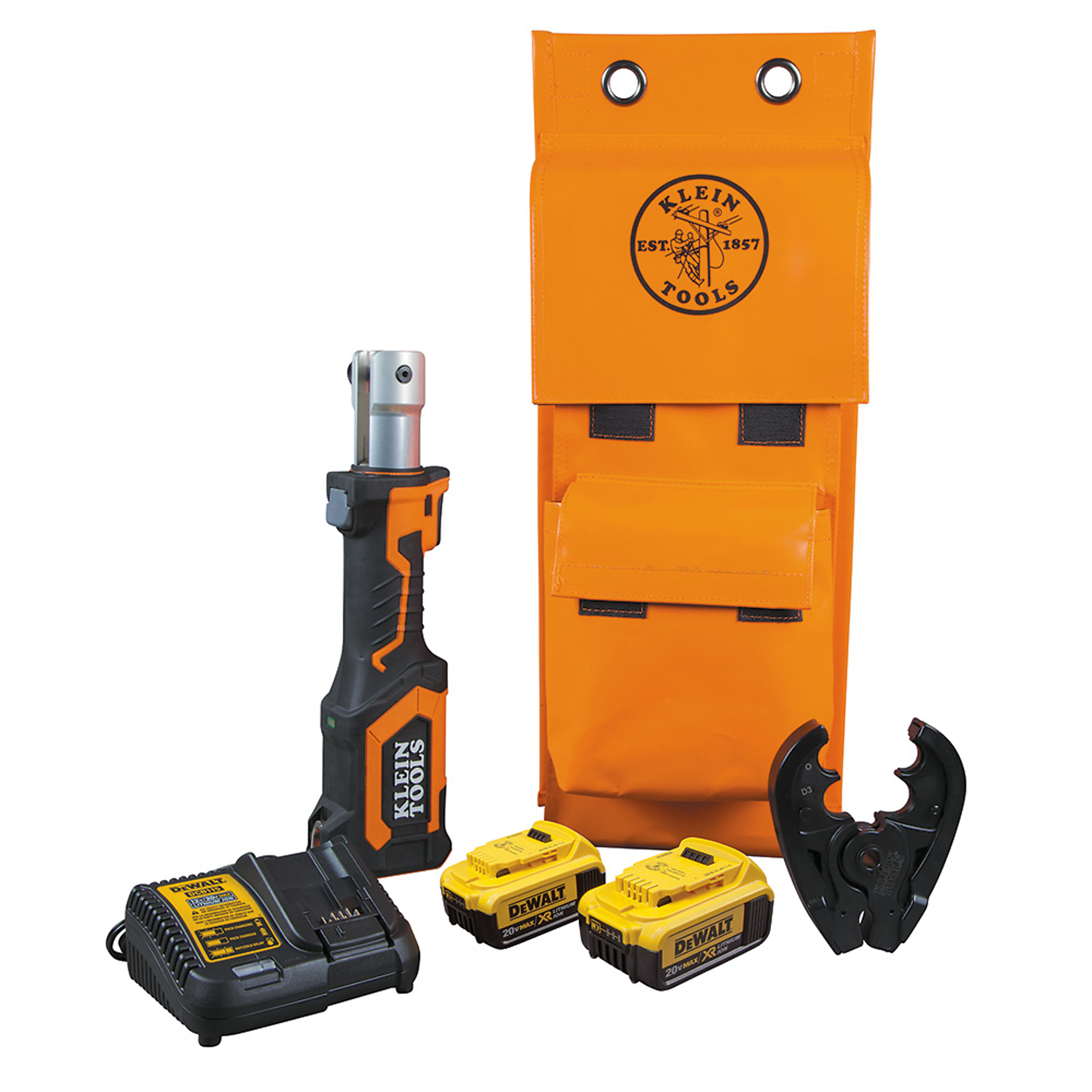 Battery-Operated Crimper, O+ Die Head, 4 Ah, Model# BAT207T234H